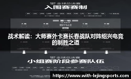 战术解读：大师赛外卡赛长春战队对阵绍兴电竞的制胜之道